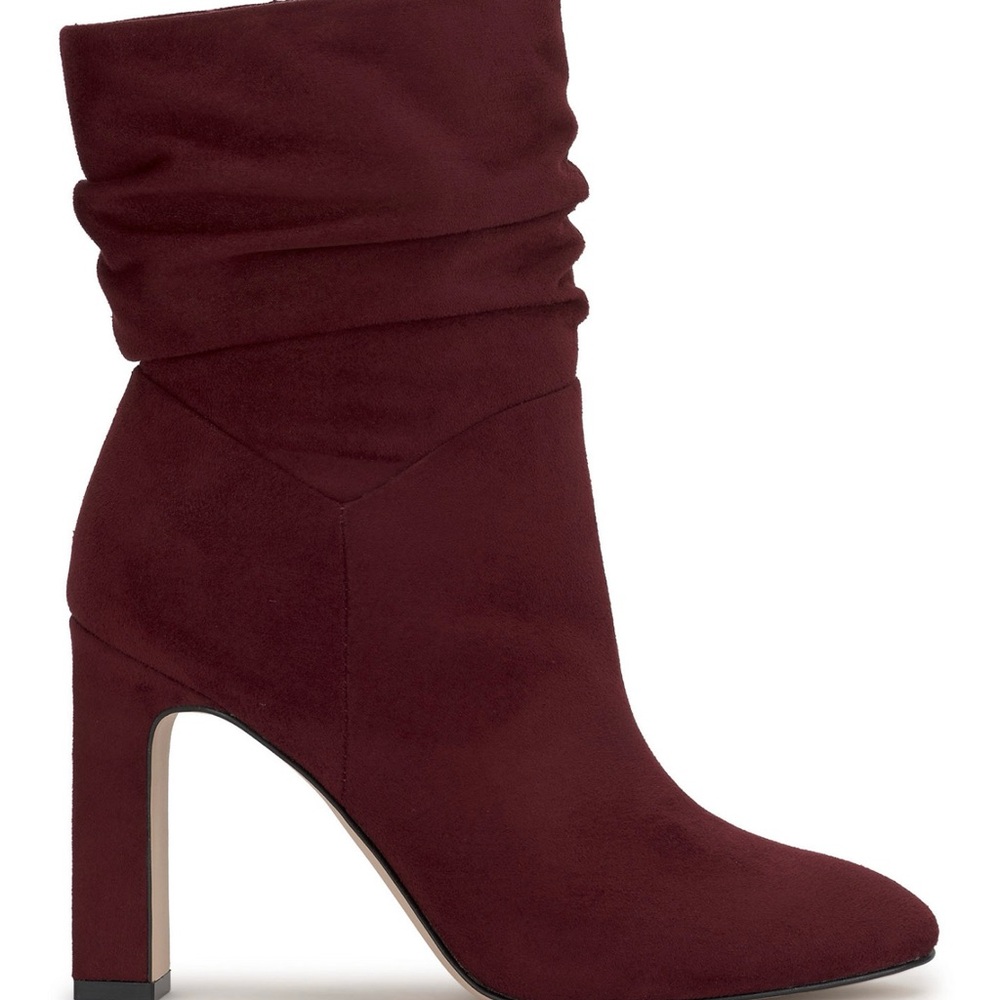 Jessica Simpson Maroon Heeled Boots